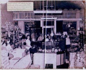 Inside first location.